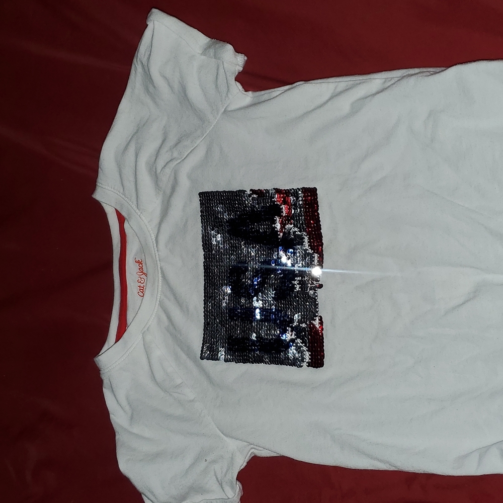 Girls 4th of july shirt